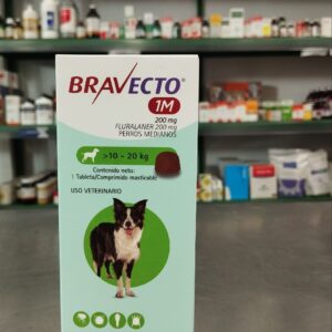 BRAVECTO 200 MG. 10-20 KG. X TABLETA