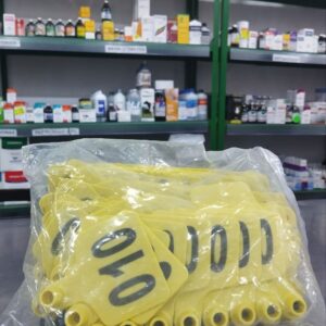 ARETES NUMERADOS MEDIANOS PQTE X 100 U ND