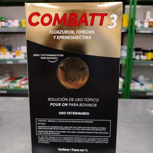 COMBATT 3 DE 1LT 3 (FLUAZURON/FIPRONIL/EPRIN)